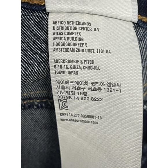 Hollister Jeans Womens 00 Blue Dark Wash Skinny Stretch Denim Classic Low Rise - Picture 15 of 16